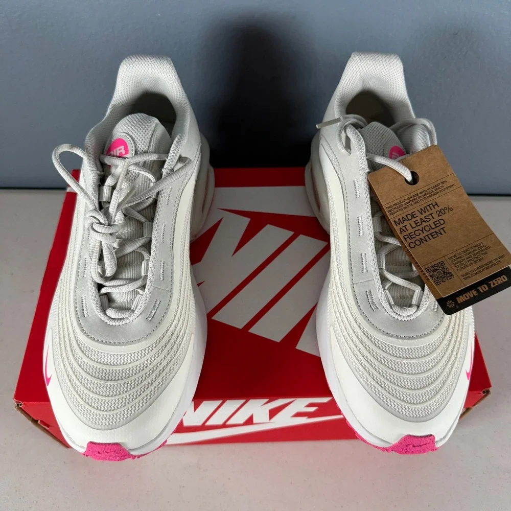 Nike Air Max Fire Phantom Hyper Pink Bone Women Running Shoes IF2620-002 Size 10